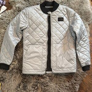 The North Face Silver Quilted Jacket